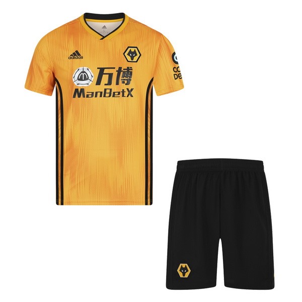 Maillot Football Wolves Domicile Enfant 2019-20 Jaune